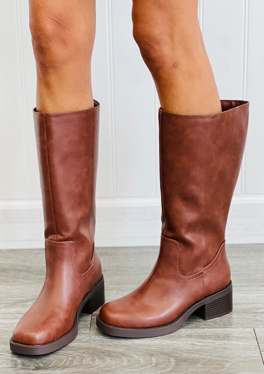 Cognac Take Good Care Boots