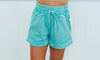 Washed Teal Pocket Shorts (Reg.)