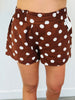Brown Polka Dot Shorts (Reg.)