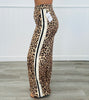 Leopard Print Side Stripe Pants (Reg.)
