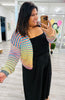 Rainbow Striped Long Sleeve Cardigan (Reg.)