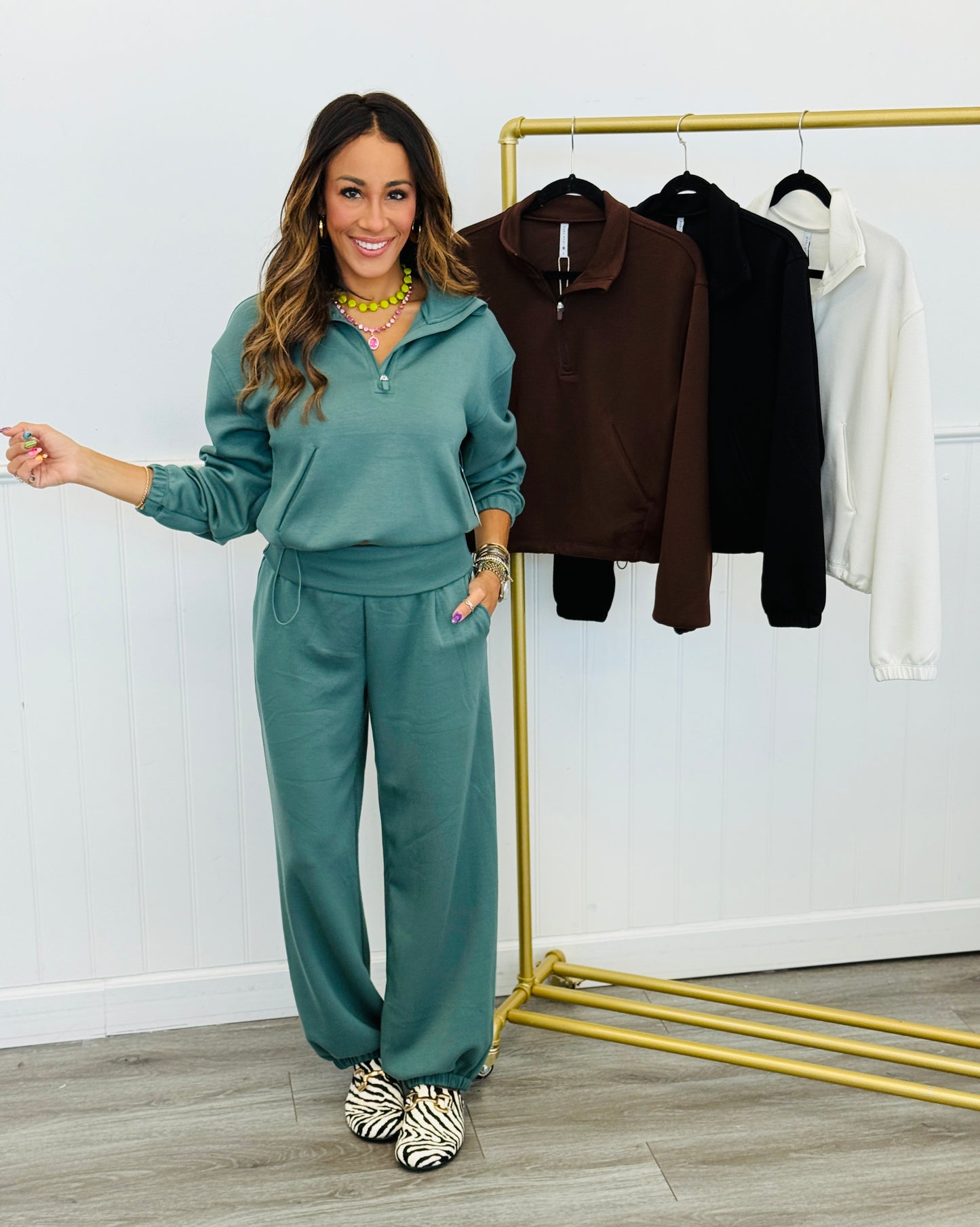 Quarter Zip Sweatshirt (Reg.) - 4 Colors
