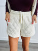 Quilted Waist Tie Shorts (Reg)-2 Colors