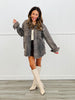 Leopard Print Rhinestone Studded Denim Jacket (Reg.)