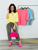 Pigment Dyed Half Sleeve Tee (Reg.) - 4 Colors