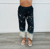 Bleach Dip Dye Wide Leg Pants (Reg. & Plus)- 2 Colors