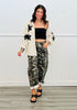 Camo Print Barrel Pants (Reg.)