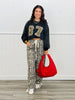 Black Leopard & Lace Number 87 Sweatshirt (Reg.)