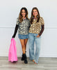 Lace Long Sleeve Layered Leopard Tee (Reg.) - 2 Colors