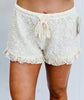 POL Cream Crochet Lace Shorts (Reg.)