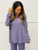 Cozy Striped Lounge Top (Reg & Plus) - 6 Colors