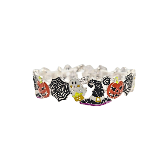 Halloween Enamel Stretch Bracelet