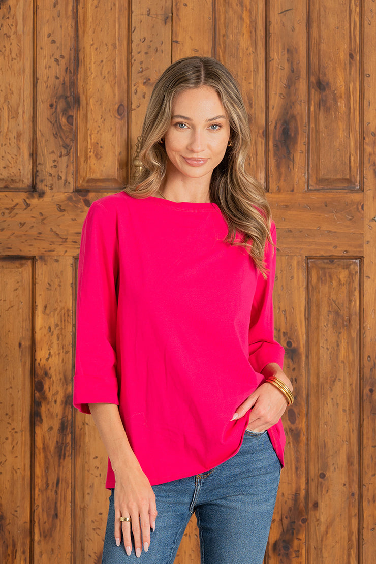Round Neck Top - 2 Colors