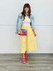 Striped Flowy Midi Skirt (Reg)- 3 Colors
