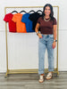 Soft Crop Tee Top (Reg.)-5 Colors