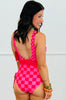 Clear Skies Checkered Swimsuit (Reg. and Plus)