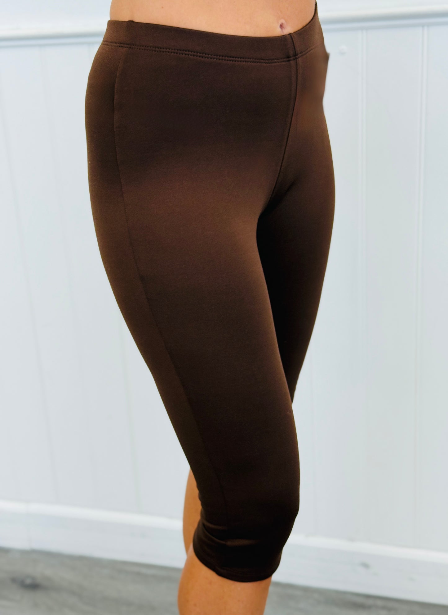 Brown Capri Pants (Reg. and Plus)