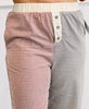 Gingham Print Colorblock Pants (Reg.) - 2 Colors