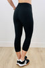 Essential Black Capri Leggings (Reg & Plus)