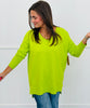 Center Seam Sweater Top Remix (Reg.) - 7 Colors