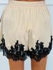 Waist Tie Lace Trim Shorts (Reg.) - 3 Colors