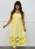 Yellow Stripe Sleeveless Midi Dress (Reg.)