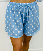 Polka Dot Contrast Shorts (Reg & Plus) - 5 Colors