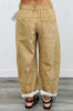 Slouchy Stretch Suede Pants (Reg.)-4 Colors