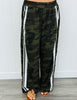 Camo Side Stripe Wide Leg Pants (Reg.)