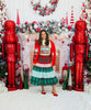 Multi Tartan Plaid/Stripe Midi Skirt (Reg.)
