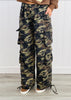 Olive Camouflage Cargo Pants (Reg & Plus)