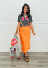Brushstroke Smile Graphic Tee (Reg. and Plus)