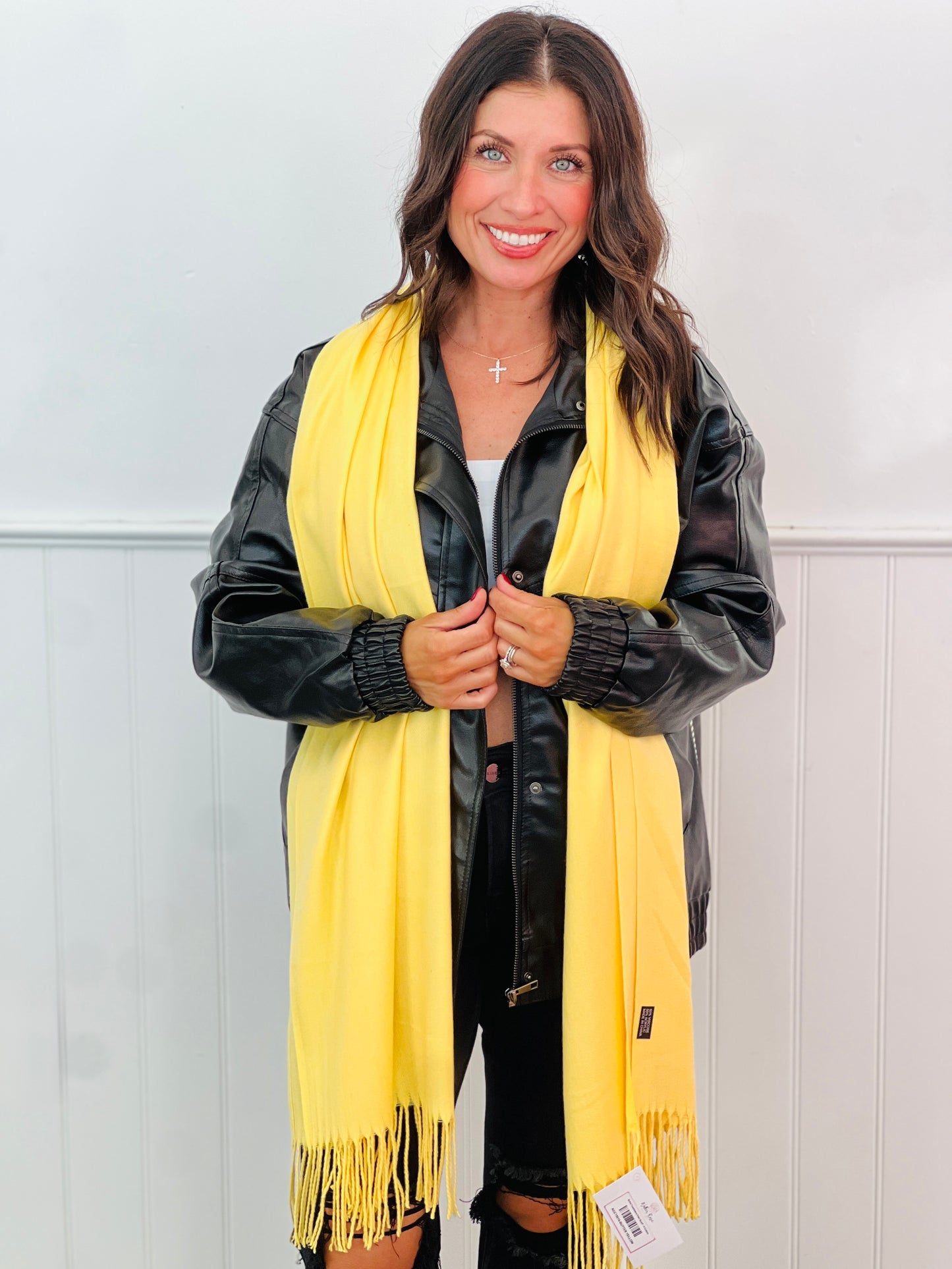 Solid Cashmere Feel Scarf - 6 Colors