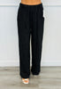 Striped Pleat Pants (Reg. and Plus) - 3 Colors