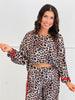 Leopard Print Ribbed Knit Top (Reg. and Plus)