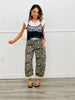 White/Black Lace Ruffle Twofer (Reg.)