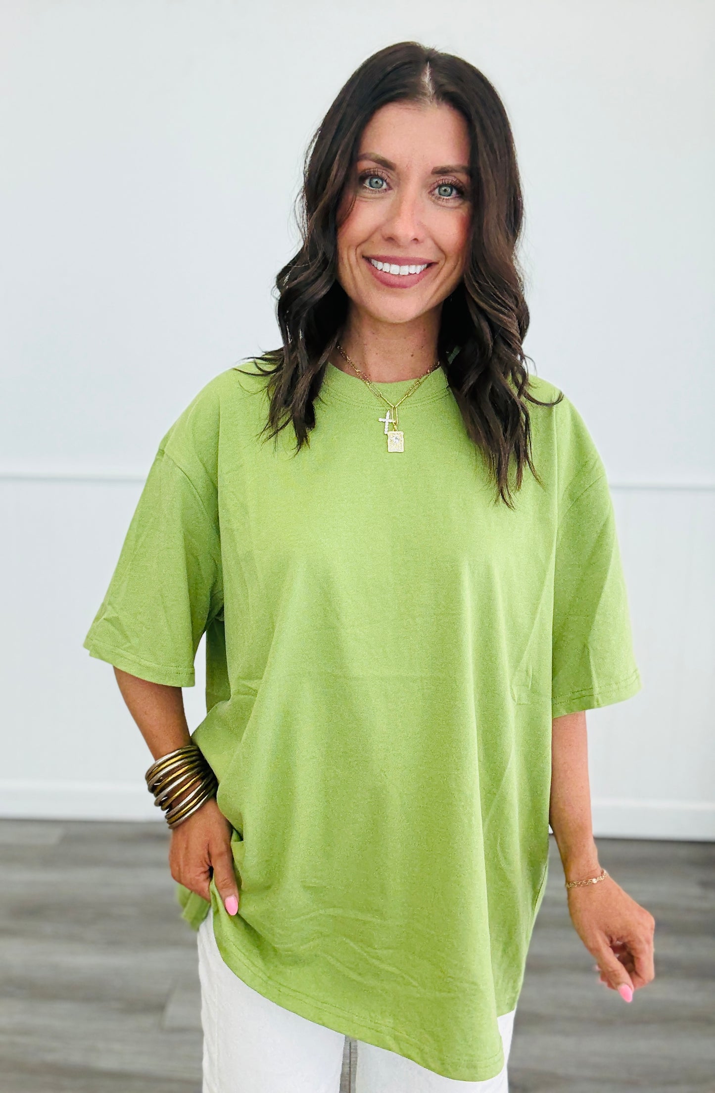 Matcha Oversized Short Sleeve Tee (Reg.)