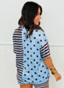 Blue Polka Stripe Mix Set (Reg. and Plus)