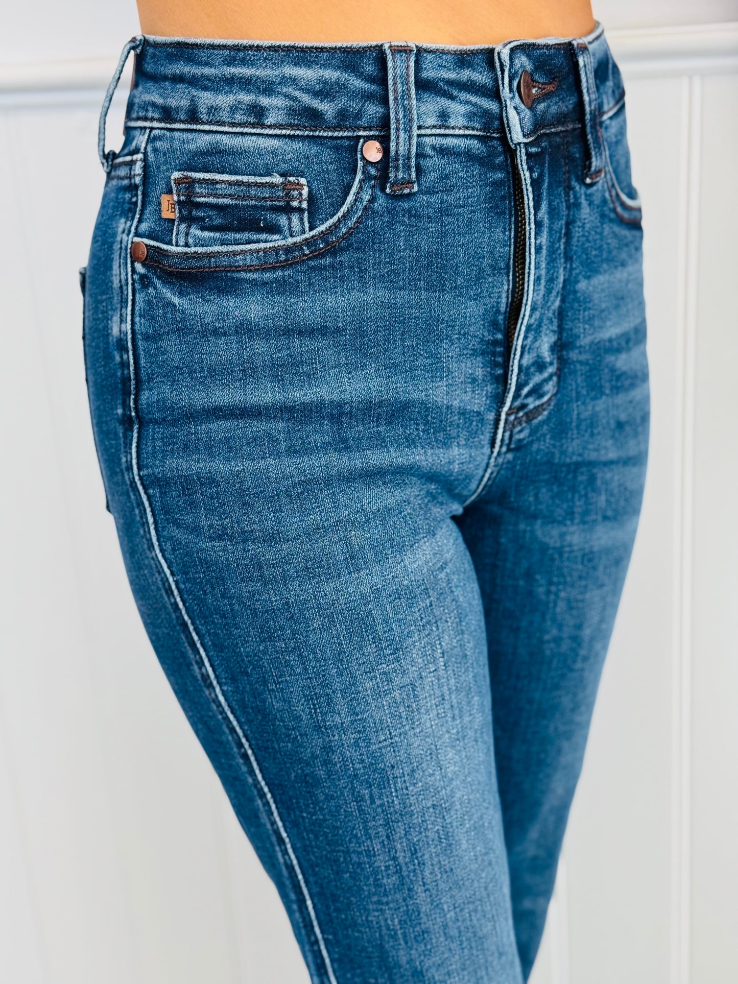 Judy Blue Taylor Tummy Control Triple Inseam Jeans (Reg. and Plus) - 3 Length