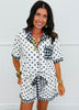 Gingham Polka Dot Ruffle Pajama Set (Reg. and Plus)