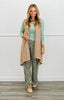 Dear Scarlett Cozy Sleeveless Vest (Reg. and Plus) - 6 Colors