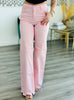 Risen Lt Pink Way To Go Wide Leg Jeans (Reg. and Plus)