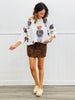 Fierce Leopard Denim Mini Skirt (Reg.)-2 Colors