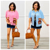Bow Tie Teddy Bear Sweater Cardigan (Reg.)-2 Colors