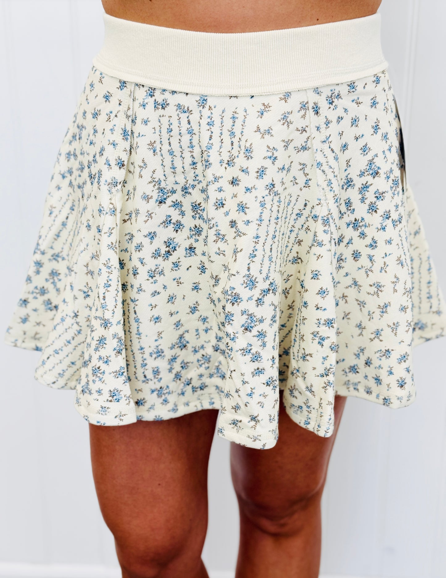Ditsy Floral Mini Skirt (Reg.) - 2 Colors