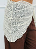 Brown Wide Leg Pants With Scarf (Reg.)