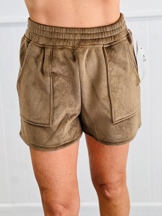 Dark Earth Luxe Corduroy Shorts (Reg.)