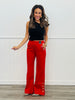 Dear Scarlett Magic Gold Button Wide Leg Pants (Reg. and Plus) - 7 Colors