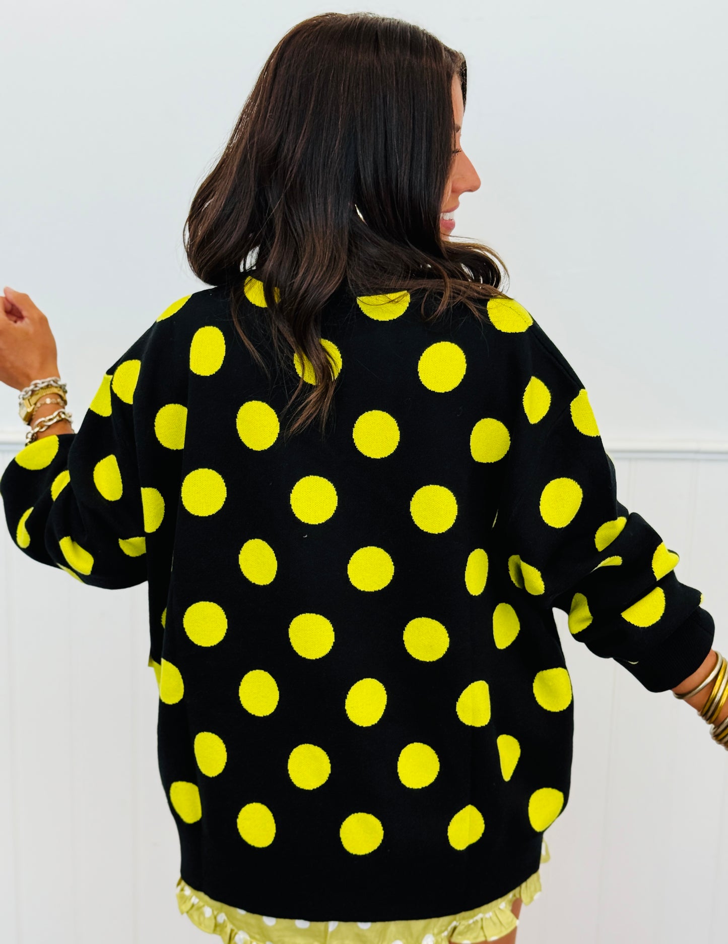 Queen Of Sparkles Black & Green Spooky Season Sweater (Reg. and Plus)