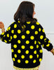 Queen Of Sparkles Black & Green Spooky Season Sweater (Reg. and Plus)